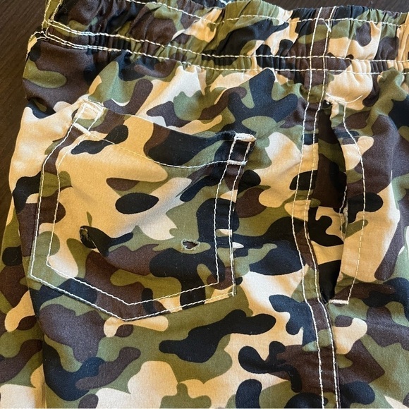 Kute n Koo swim pull-on trunks camouflage elastic waist lining pockets Boy 5 - Picture 12 of 12